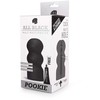 All Black All Juodas Pookie Intimate Machine 17cm, Artistic Design, Juodas