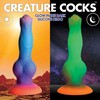 Xr Brands Creature Cocks Silicone Space Model Glow-in-the-Dark Fantasy Toy L