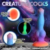 Xr Brands Creature Cocks Silicone Space Model Glow-in-the-Dark Fantasy Toy L