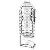 XR Brands Mini Handheld Intimate Machine Juodas - 3 Speed, Vibrating, Portable