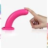 Lovetoy Silicone dildo, skirta analiniam seksui su dirželiu rožinė