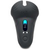 XR Brands Silicone Intimate Ring with Remote Control, Juodas