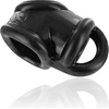 Xr Brands Annex TPR Chastity Cage System with Anatomical Divider, Juodas