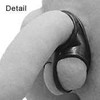 Xr Brands Annex TPR Chastity Cage System with Anatomical Divider, Juodas