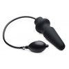 XR Brands Ass-Pand Large Inflatable Silicone Plug Juodas 15 cm