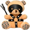 Xr Brands Oranžinis Master Series Burnt Oranžinis Bondage Bear Plush Toy 23cm