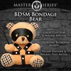 Xr Brands Oranžinis Master Series Burnt Oranžinis Bondage Bear Plush Toy 23cm