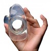 XR Brands Master Series Clear Expanding Dilator 4.5" Adjustable Plug