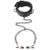XR Brands Collared Temptress Adjustable Neoprene Collar with Chains