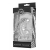 XR Brands Detained Flexible Silicone Chastity Cage Juodas Soft Fit