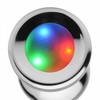 Xr Brands Light Up Small Plug - Metal Intimate Priedas with LED apšvietimas