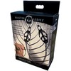 XR Brands Monarch Noir Adjustable Clamp System Juodas 3.5in