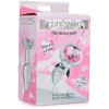 Xr Brands Rožinė Booty Sparks Rožinė Gem Glass Plug Small - Smooth Hygienic Design