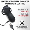 XR Brands Silicone Remote-Controlled Vibrating Sleeve, Atsparus vandeniui