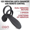 XR Brands Silicone Remote-Controlled Vibrating Sleeve, Atsparus vandeniui