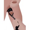 Xr Brands STRICT Adjustable Ball Stretcher with Leash System, Juodas, Universal Size