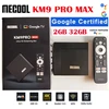 MECOOL KM9 PRO MAX 2/32GB Android 12 TV Box IPTV imtuvas