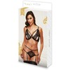 Eropartner Baci - Strappy Garter Set Juodas M/L