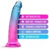 Dreamtoys Blush B JŪSŲ GRAŽUS DANGUUS 7 colių DILDO SAULĖLYDIS
