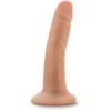 Blush Dr. Skin Vanilla 5.5'' Intimate Model with Suction Cup - Compact Size