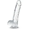 Dreamtoys Blush NATŪRALIAI JŪSŲ 6 colių KRISTALINIS DILDO DEIMANTAS