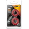 Blush STAY HARD DONU RINGS Raudonas