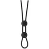 Blush Skaistalai STAY HARD DOUBLE LOOP COCK RING Juodas