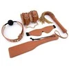 Dreamtoys BLAZE ELITE BDSM RINKINYS KONJAKO SPALVOS VEGANIŠKA ODA