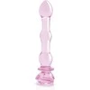 Nezatříděno Dreamtoys BLIZGUS STIKLINIS DILDO „ROSEBUD“ SU KAROLIUKAIS