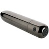 Evolved Real Simple Mini Bullet Vibrator Juodas Chrome USB Rechargeable