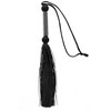 Guilty Pleasure Bdsm GP SILICONE FLOGGER WHIP Juodas