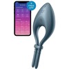 Satisfyer Bullseye Adjustable Vibrating Ring with App Control Juodas