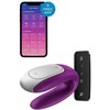 „SATISFYER DOUBLE FUN CONNECT“ programėlė Violetinis
