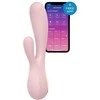 SATISFYER_Mono Flex Vibrator klitorio stimuliatorius ir G taško rožinė spalva