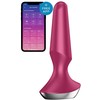 Satisfyer Plug-ilicious 2 Vibrating Anal Plug Berry Rechargeable Silicone