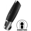 SATISFYER Galios Masturbatorius Juodas su Programėle
