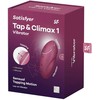 Vibratorius Satisfyer Tap &amp; Climax 1 su Raudonojo sriegimo funkcija