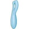 SATISFYER_Three-Three 4 Vibratorius Mėlyna