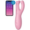 SATISFYER_Threesome 4 vibratorius, rožinis vibratorius