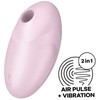 Satisfyer Vulva Lover 3 Dual Air Pulse System, Compact, Rožinė, Silicone