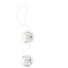 Seven creations Septyni kūriniai VIBRATONE DUO BALLS Sidabrinis BLISTERCARD