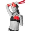 Sportsheets Rinkinys BDSM maska na oczy szarfa zaciski na sutki