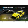 Televizorius Blaupunkt | LED TV | 40FGC5501S | 1920 x 1080 | Smart TV | Google TV | Juodas