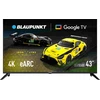 Union Distribution Sro BLAUPUNKT 43UGB5500S 4K Google televizorius