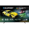 Union Distribution Sro BLAUPUNKT 86QCG6000S QLED 4K Google televizorius