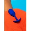 Dreamtoys B-Vibe - Vibruojantis kamštelis 4 (XL) Tamsiai mėlynas