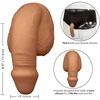 CalExotics Silicone Packing Model 12.75 cm Caramel Comfort Fit