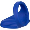 Mėlyna CalExotics Admiral Mėlyna Liquid Silicone Vibrating Perineum Wellness Ring