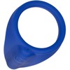 Mėlyna CalExotics Admiral Mėlyna Liquid Silicone Vibrating Perineum Wellness Ring