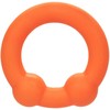 Oranžinis CalExotics Alpha Dual Support Ring Oranžinis - Flexible Liquid Silicone, 3.75 cm